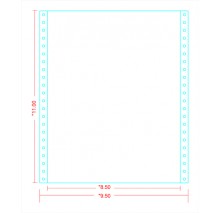 9-1/2 x 11" Braille Paper, Unpunched