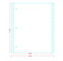 9-1/2 x 11" Braille Paper, 3-Hole Punched