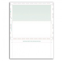 Green Pressure Seal Check , Z Fold, Item #1631