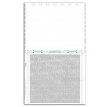 8-1/2" x 14" Laser cut sheet, Un-even C Fold with Return Envelope, Item #1650 