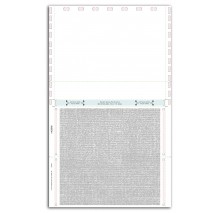 8-1/2" x 14" Laser cut sheet, Un-even C Fold with Return Envelope, Item #1650 