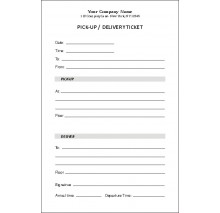 Delivery Receipt Form, Item #1561