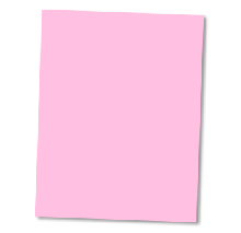 Letter Size Carbon Copy Paper CB Pink