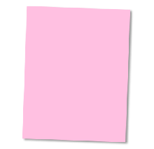 Letter Size Carbon Copy Paper CF Pink