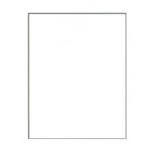 8.5" x 11" Label           Standard Matte White,  100 Sheets   (100 labels)