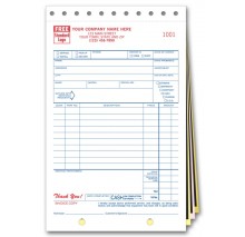 Service Orders, Carbon Forms 5 1/2 x 8 1/2", Item #307