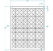 1x1" Price Label                  Standard Matte White, 100 Sheets (8,000 labels) 