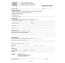 Nursing Visit Report Form, Item #4111