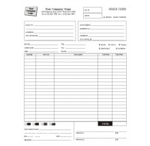 Multi Purpose Order Form, Item #4941