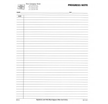 Social Work Progress Note, Item #5911