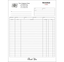 Invoice Form With Numbering, Item #5932