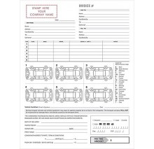 Blank Auto Bill of Lading with Invoice