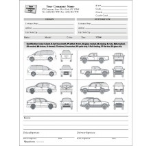 Automobile Transport Form with 4 Cars, Item #7561