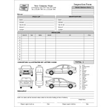 Auto Transport Bill of Lading with 1 Car, Item #7569