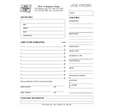Job Order Form, Item #8230
