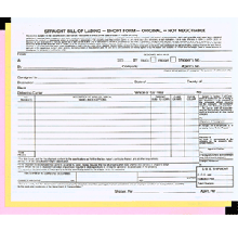 Straight Bill of Lading - NO IMPRINT - 