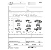 Auto Transport Bill of Lading, Item #8901