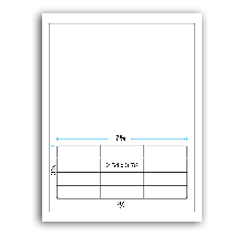 Integrated Label Form, 12 Labels 2-1/2 x 3/4" each