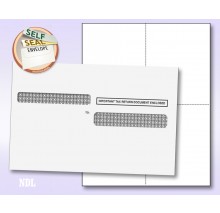 Package of W-2 Blank Forms, Self Seal Envelopes