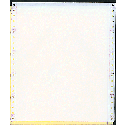 9-1/2 x 11" Pin Feed Paper 15# Color, 2 Part, Side Perfs