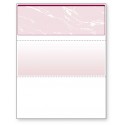 Blank Laser Top Check Paper, Burgundy, Item #04503
