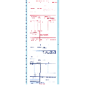 9-1/2 x 24 6 Part Continuous International Air Waybill 