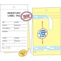 Inventory Tag with Adhesive, Item #6400