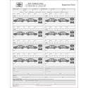 Vehicle Inspection Form with 8 Cars, Item #7559
