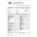 Crane Operator Shift Inspection Form, Item #7601