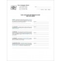 Used Car Buyer Information Form, Item #7801 