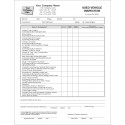 Used Vehicle Inspection Form, Item #7802