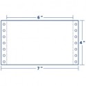 Blank Continuous Index Cards, 6x4" 1 Wide 