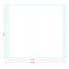 12-1/2 x 11" Braille Paper, Unpunched