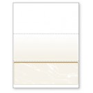 Blank Laser Bottom Check Paper, Gold, Item #04521