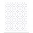 3/4", 108 Up  Labels                Standard Matte White, 100 Sheets  (10,800 labels)