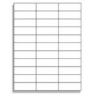 2-5/6" x 1" Label         Standard Matte White, 100 Sheets (3,300 labels) 