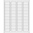 1-34" x 1/2" Label        Standard Matte White, 100 Sheets (8,000 labels) 