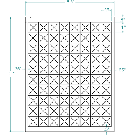 1x1" Price Label                  Standard Matte White, 100 Sheets (8,000 labels) 