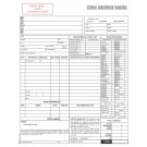 HVAC Portrait Order Form with #,  Item #55601