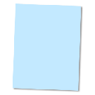 Letter Size Carbon Copy Paper CF Blue