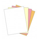8-1/2 x 11" Laser Carbonless 4 Part Straight Paper, item #5925