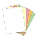 8-1/2 x 11" Laser Carbonless 5 Part Straight Paper, Item #5934