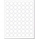 1", 63 Up  Labels                 Standard Matte White, 100 Sheets  (6,300 labels)