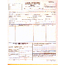 9-1/2 x 11" 8 Part Continuous Transportation Entry