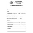Vacation Request Form, Item #8500