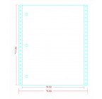 9-1/2 x 11" Braille Paper, 3-Hole Punched