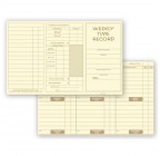 Pocket Size Weekly Time Cards, 8 X 5"