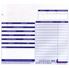 10 x 8-1/2" 5 Part Continuous Generic Invoice 