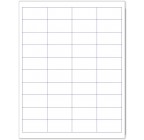 2" x 1" Label            Standard Matte White, 100 Sheets (4,000 labels) 