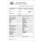 Crane Operator Shift Inspection Form, Item #7601